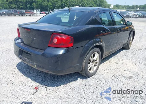 2014 Dodge Avenger Se из США, поврежденный, VIN 1C3CDZAB9EN155988